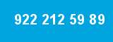 922 212 59 89